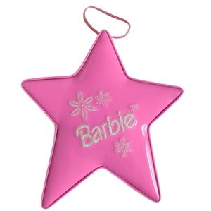 BARBIE Star Box Collectible Hot Pink Embroidered 90's